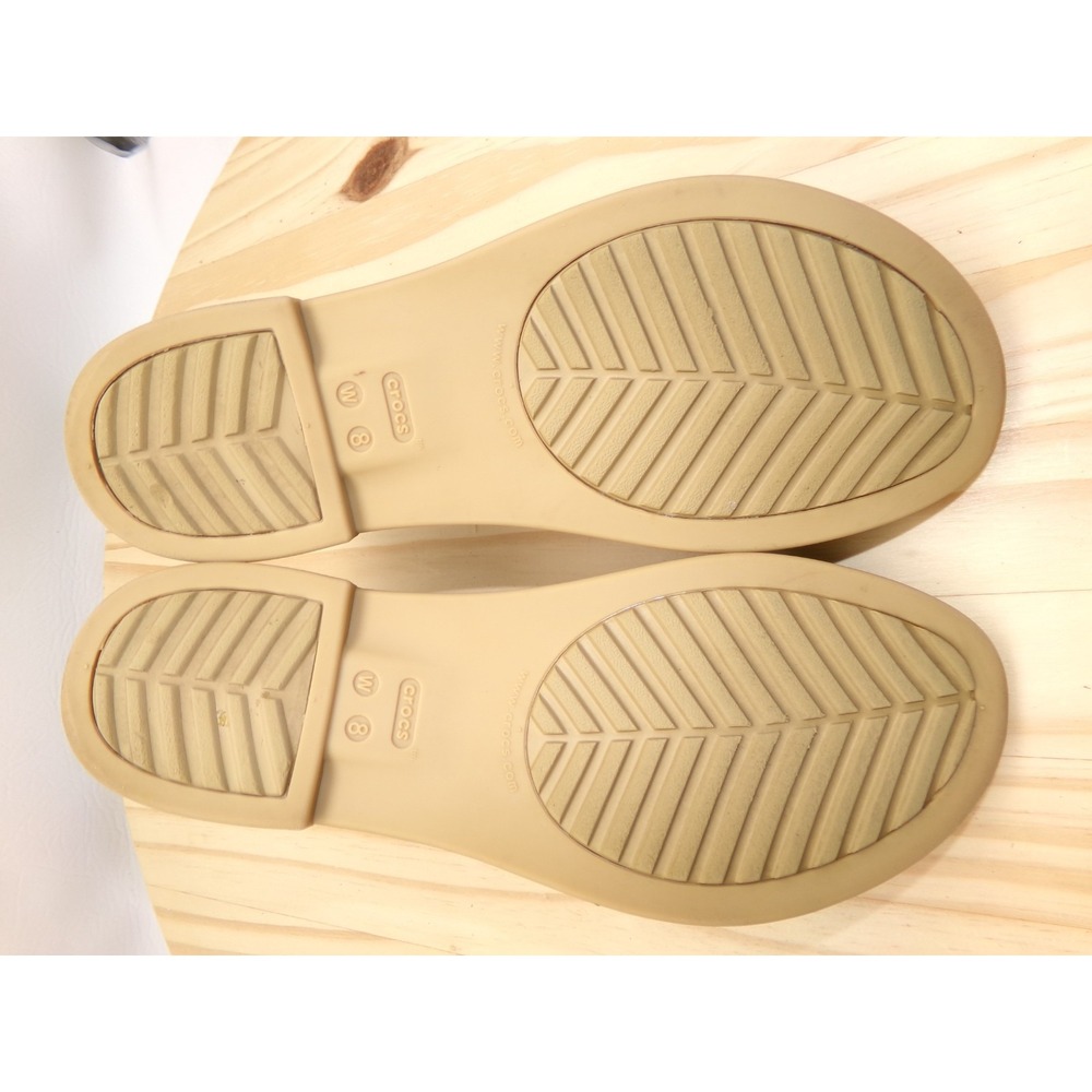 Crocs Tulum Open Toe Sandals Womens Black Size 8 Slip On Strappy Iconic Comfort - Picture 5 of 7